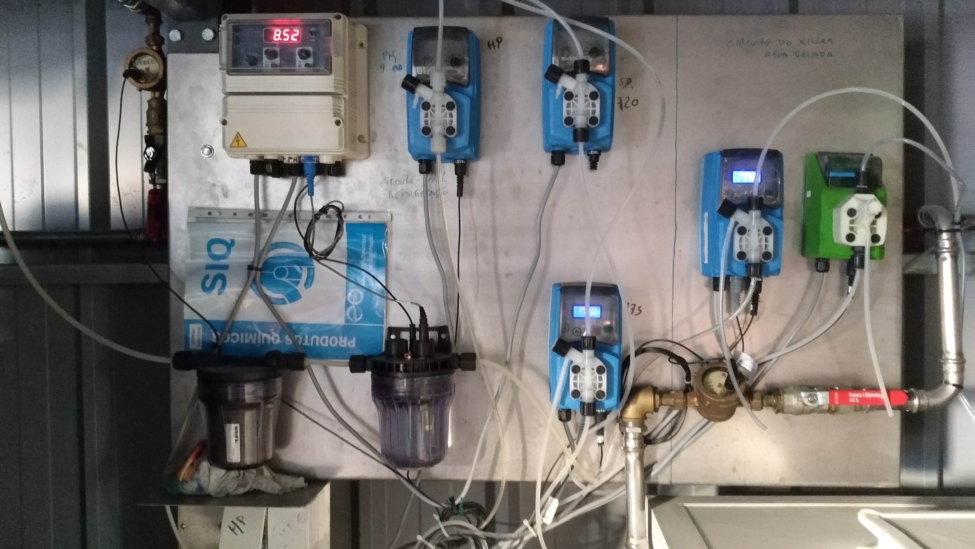 Controlo Automatico Agua Fria Chiler e Torre Refrigeração